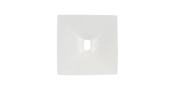 VASE 26 cm  - Weiß, Design, Keramik (25/24,5/8,5cm) - Ambia Home