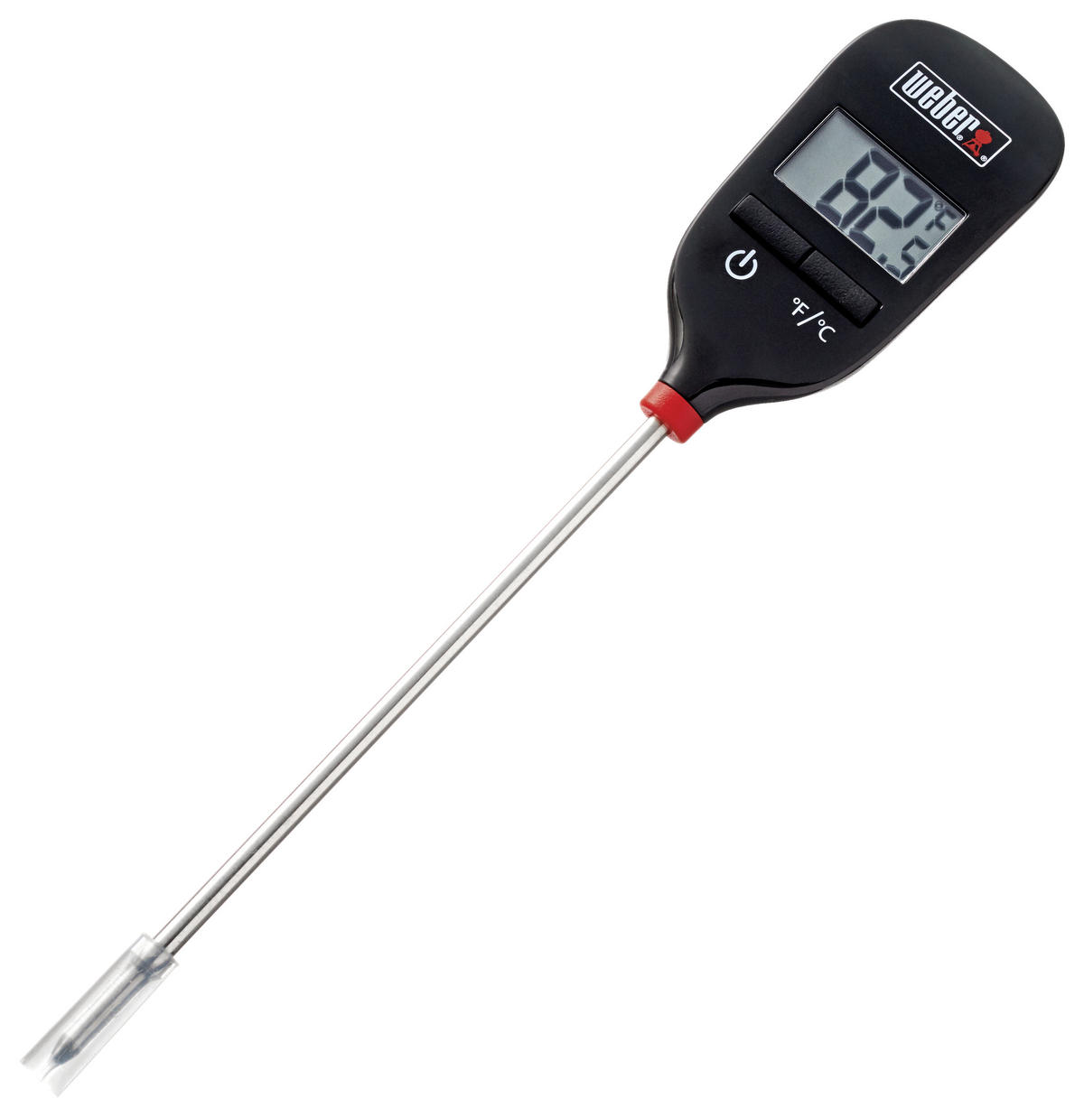 WEBER GRILLZUBEHÖR - Silberfarben/Schwarz, Basics (3,3/0,8/20,3cm) - Weber Grill