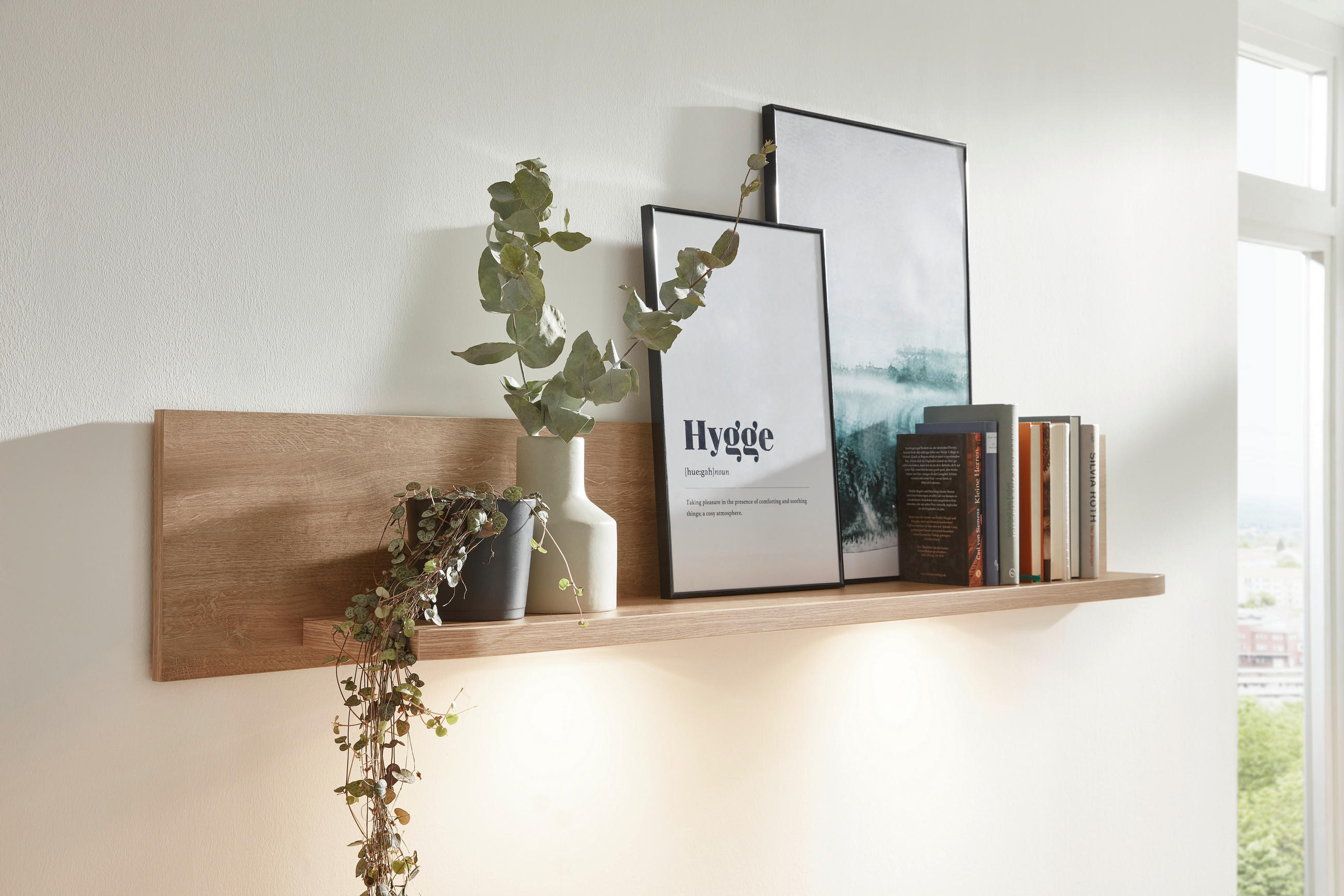 WANDBOARD Alteiche  - Alteiche, KONVENTIONELL, Holzwerkstoff (160/25/22cm) - Voleo