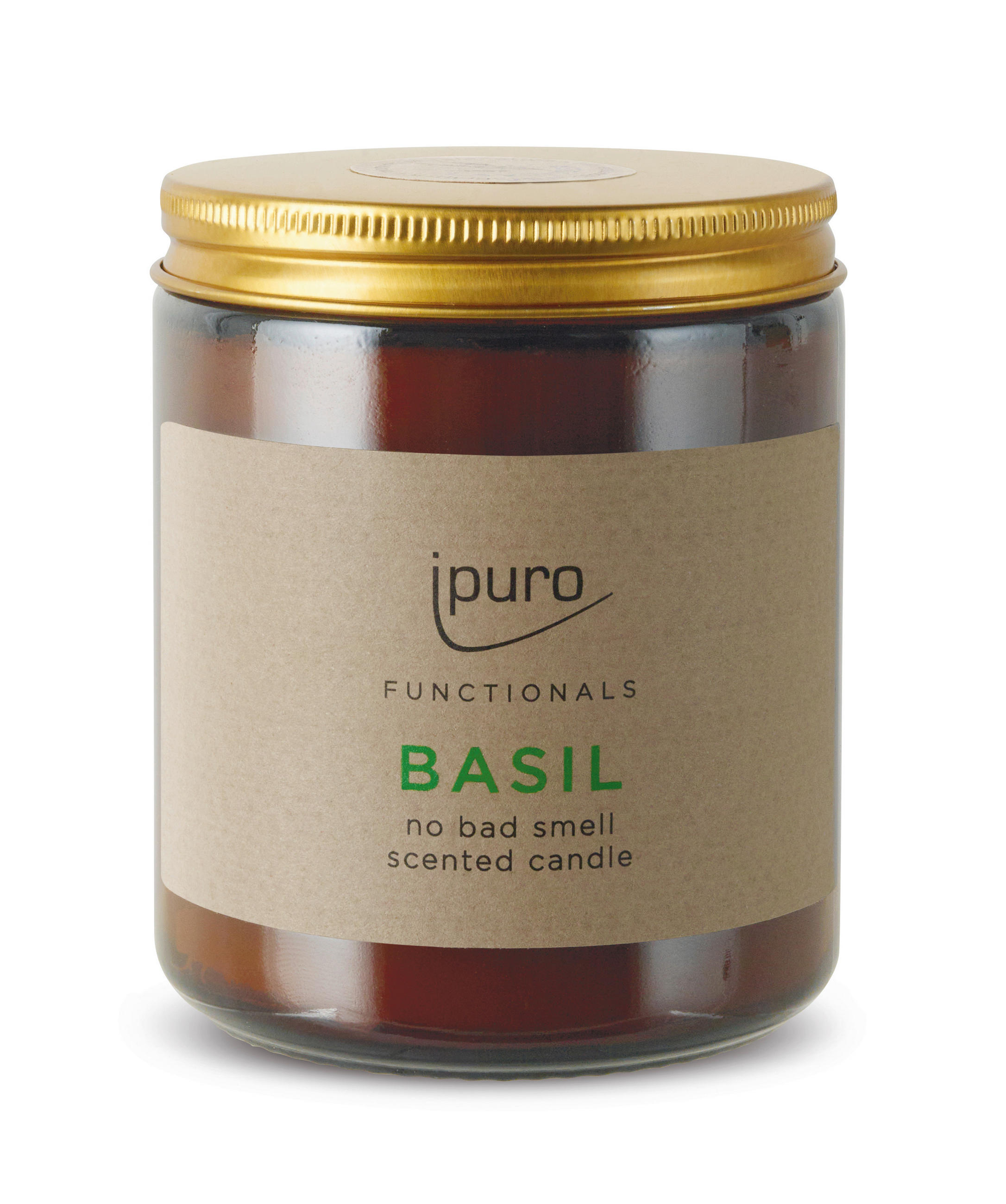 KERZE IM GLAS - Braun, Basics, Glas (7/7/9cm) - Ipuro