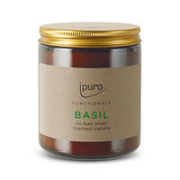 KERZE IM GLAS - Braun, Basics, Glas (7/7/9cm) - Ipuro