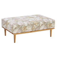 HOCKER in Textil Multicolor, Naturfarben  - Multicolor/Naturfarben, MODERN, Holz/Textil (105/45/70cm) - Joka