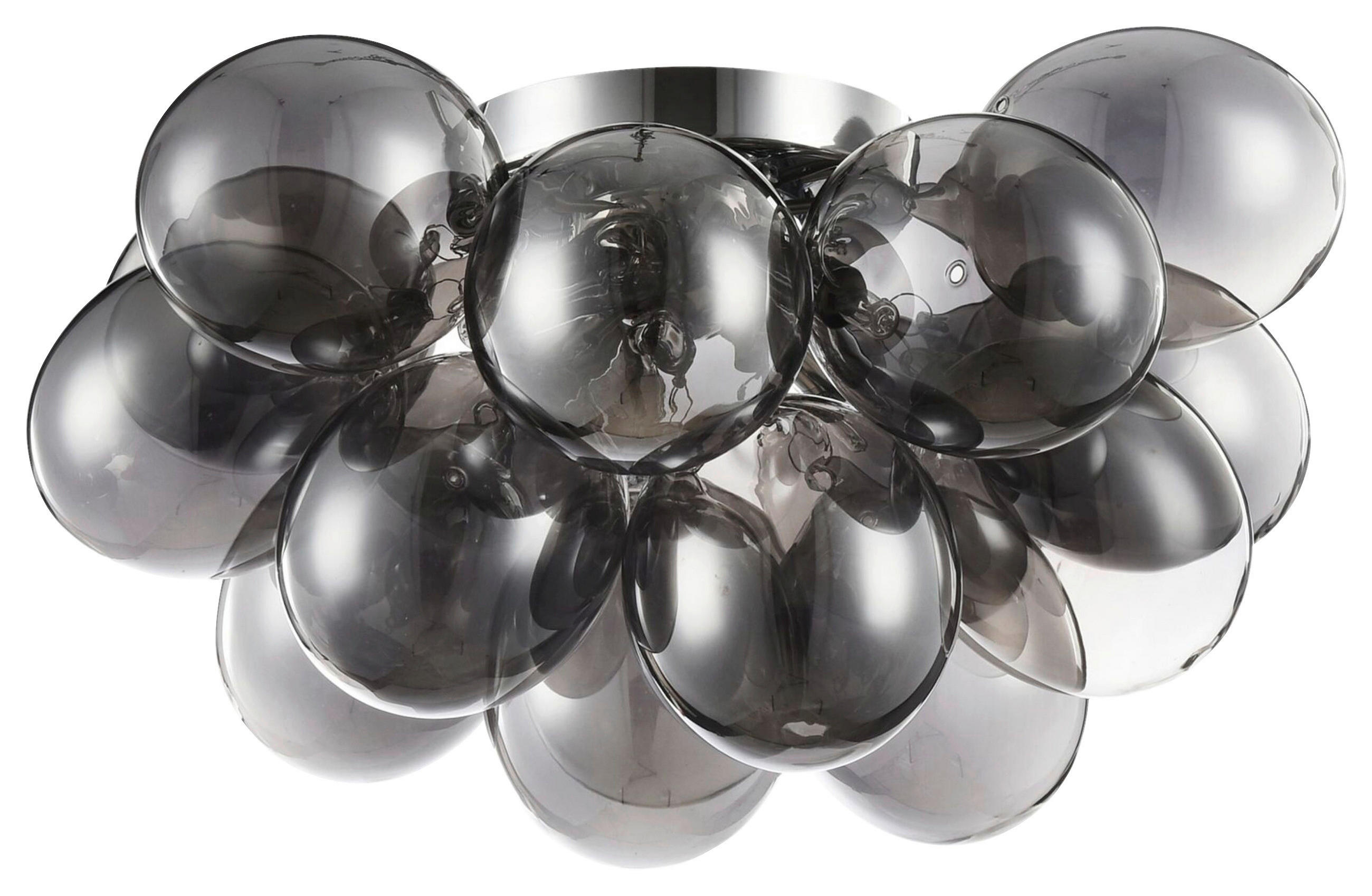 SVJETILJKA STROPNA  - boje nikla, Basics, staklo/metal (50/29,5cm) - MAYTONI
