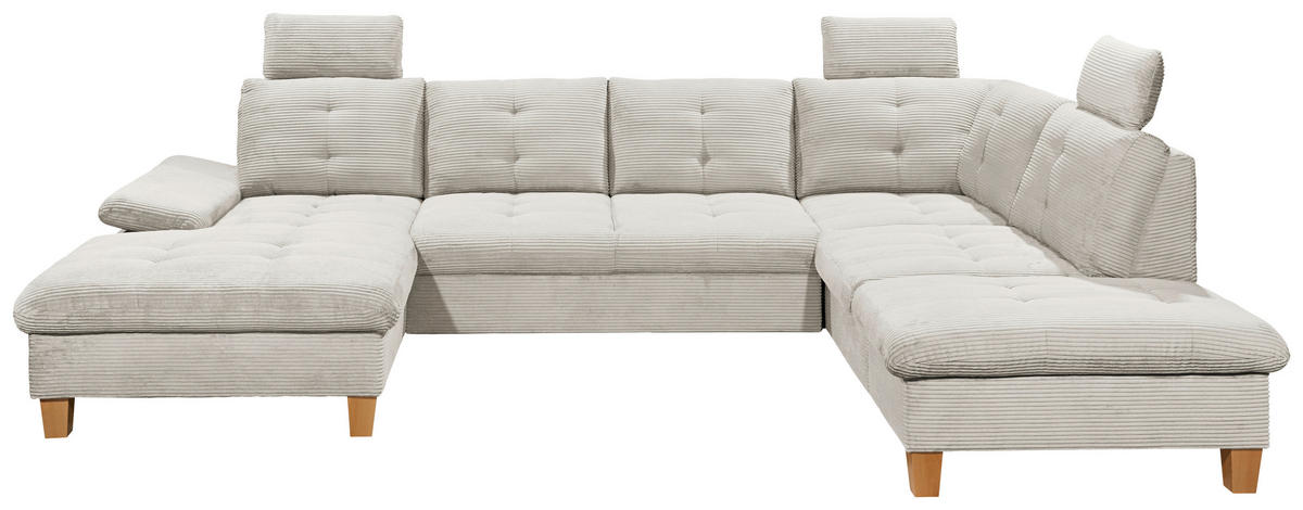 SOFFA i manchester beige  - beige/ekfärgad, Klassisk, trä/textil (170/324/220cm) - MID.YOU