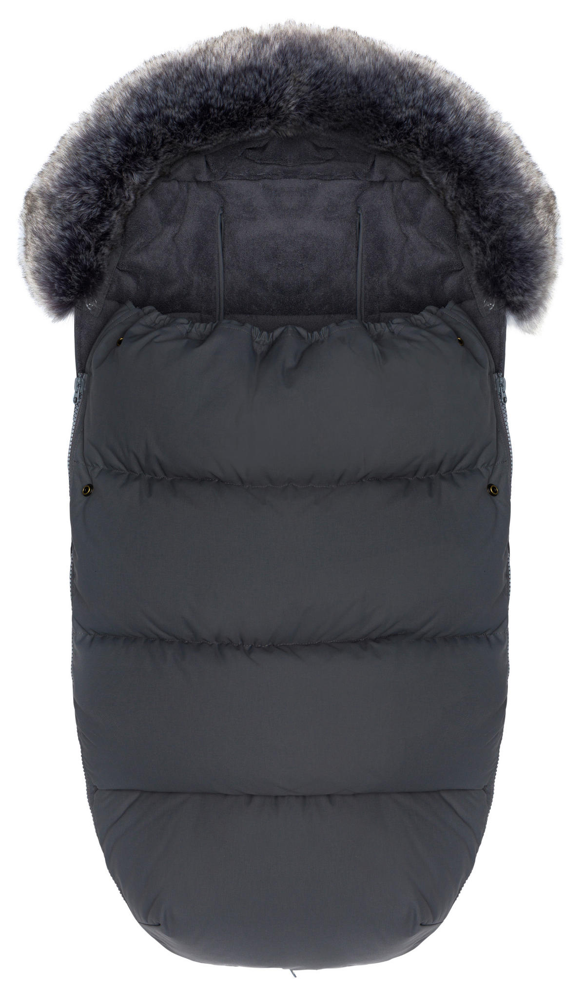 FUSSSACK TRENDY L  - Grau, Basics, Kunststoff (50/100cm) - Jimmylee