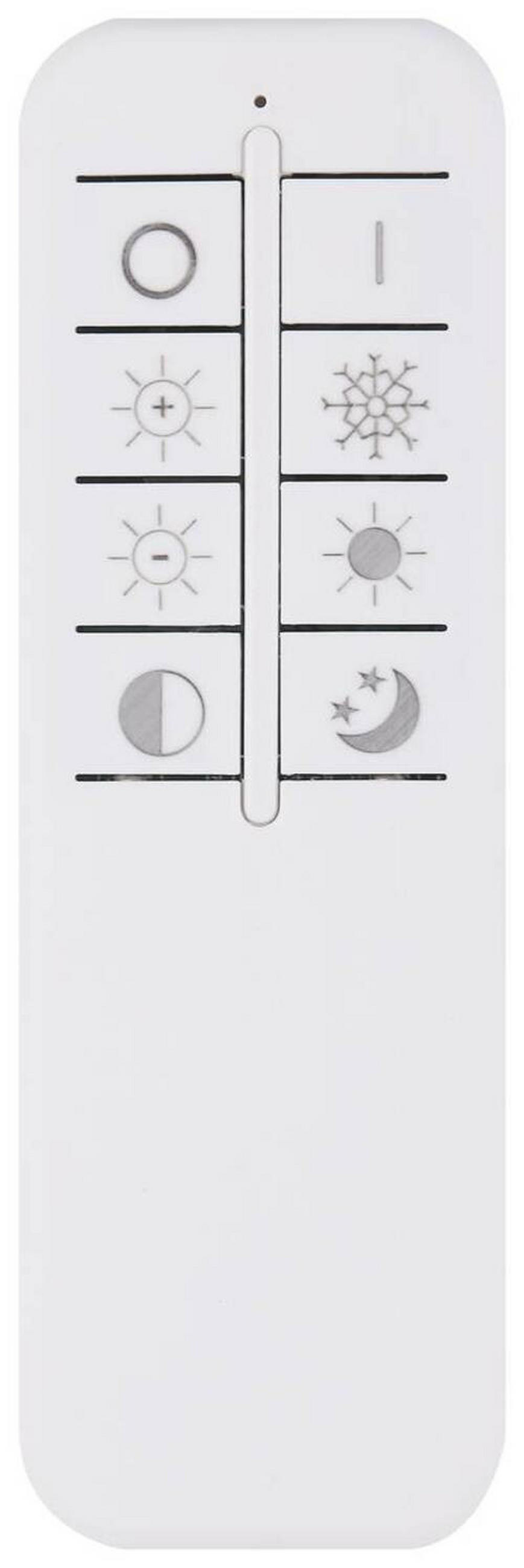 VISEČA LED-SVETILKA  Tabano 36 W//3000-6000 K/230 V/ - opal/antracit, Basics, kovina/umetna masa (50/120cm) - Globo