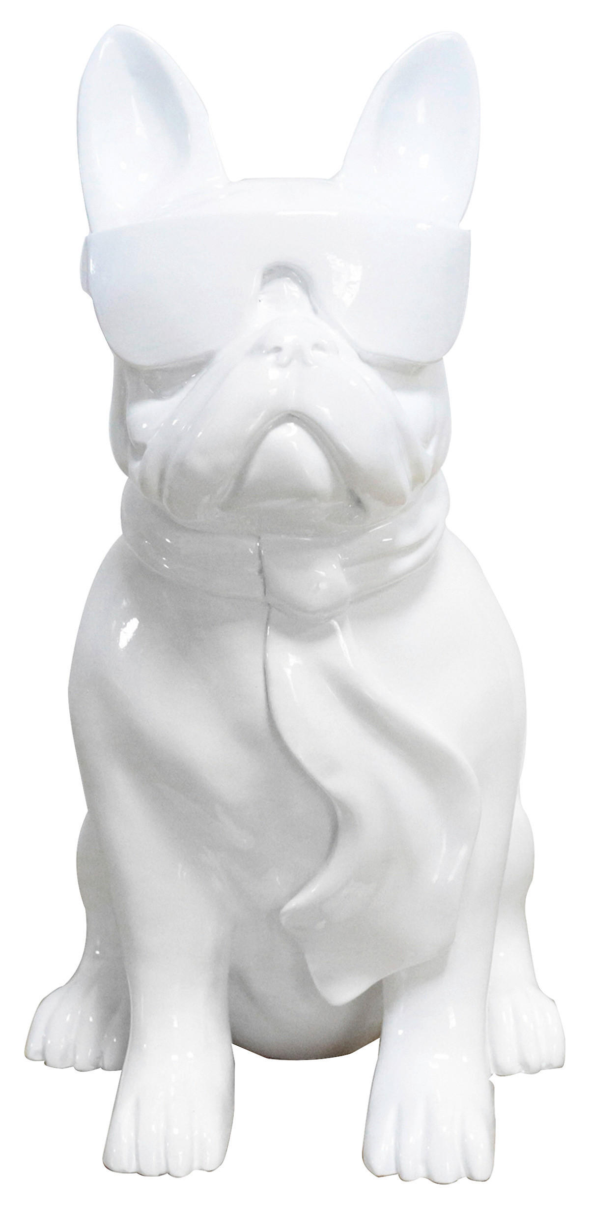 SKULPTUR - Weiss, Trend, Naturmaterialien/Stein (27/37/19cm) - Kayoom