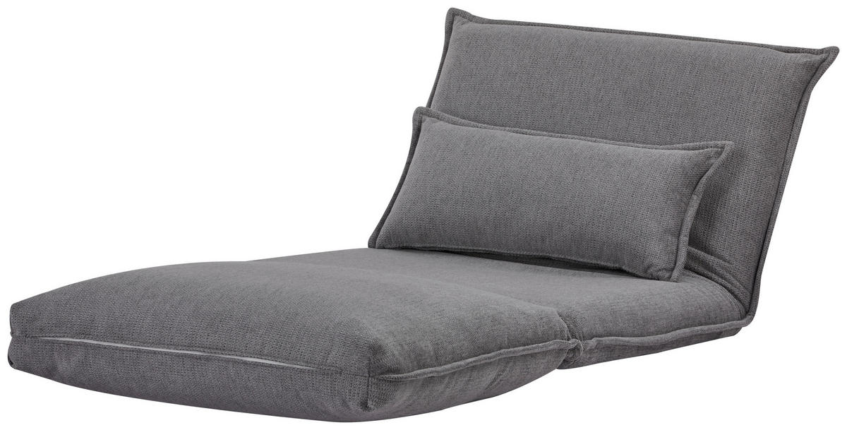 SCHLAFSESSEL in Webstoff Grau  - Grau, MODERN, Textil (85,5/59/67cm) - MID.YOU
