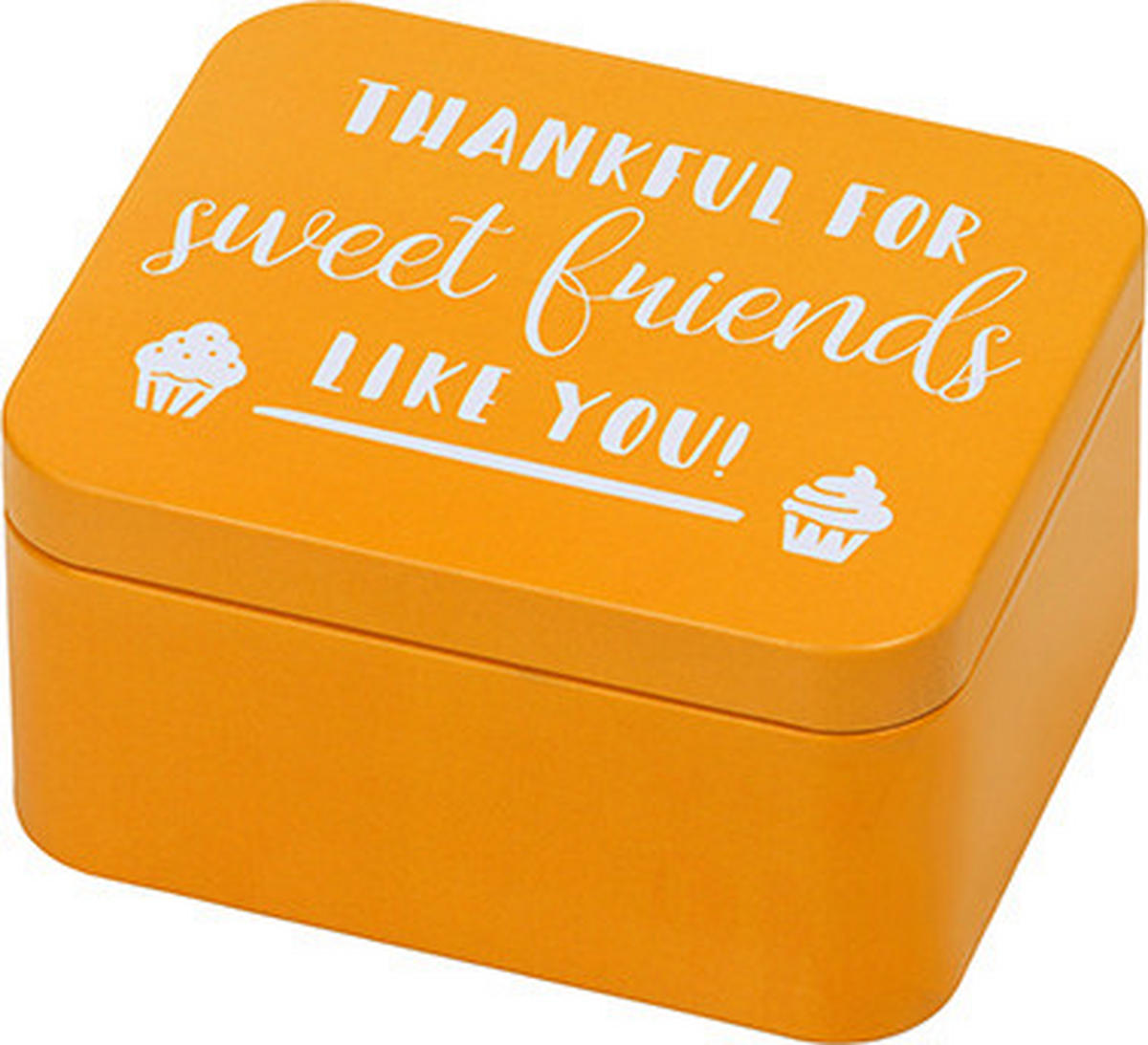 VORRATSDOSE  - Orange, Trend, Metall (12/6/10cm) - Birkmann