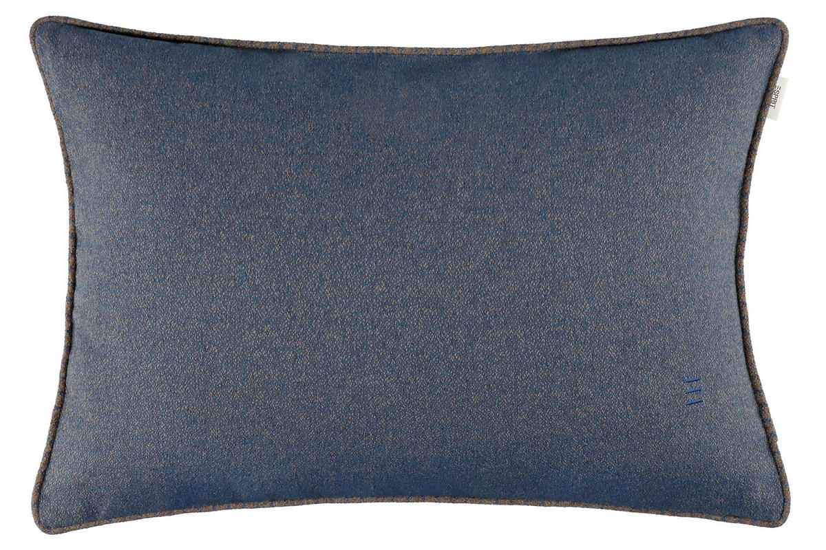 KISSENHÜLLE E-Fun 38/58 cm  - Blau/Dunkelblau, Basics, Textil (38/58cm) - Esprit