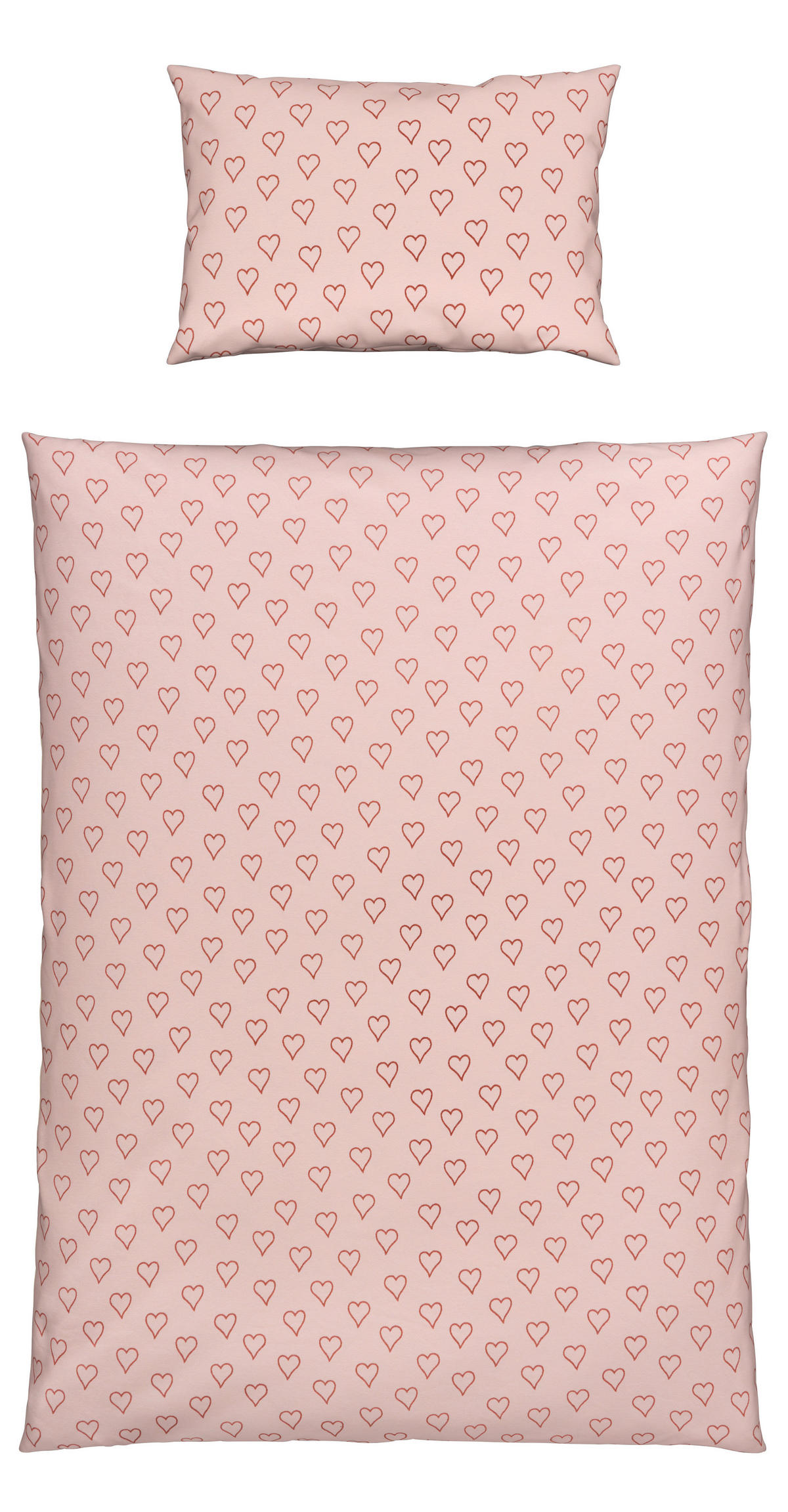 BABYBETTWÄSCHE 100/135 cm  - Pink, Basics, Textil (100/135cm) - Patinio