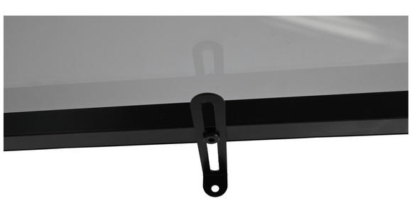 KONSOLENTISCH Schwarz  - Schwarz, Design, Glas/Metall (110/35/80cm) - Xora