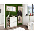 GARDEROBE 4-teilig  in 155/190/25 cm  - Weiß/Sonoma Eiche, Basics, Holzwerkstoff (155/190/25cm) - Carryhome