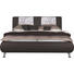 POLSTERBETT 180/200 cm in Braun - Silberfarben/Braun, Design, Textil/Metall (180/200cm) - Carryhome POLSTERBETT 180/200 cm in Braun - Silberfarben/Braun, Design, Textil/Metall (180/200cm) - Carryhome
