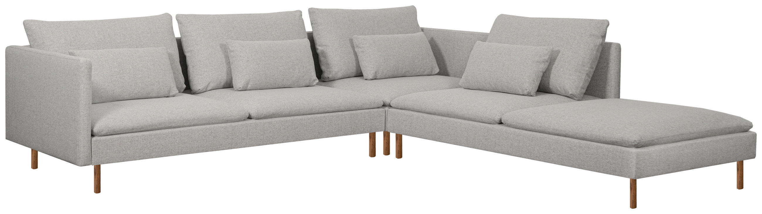 SOFFKUDDE   56/16/29 cm  - grå, Klassisk, textil (56/16/29cm) - Best Price