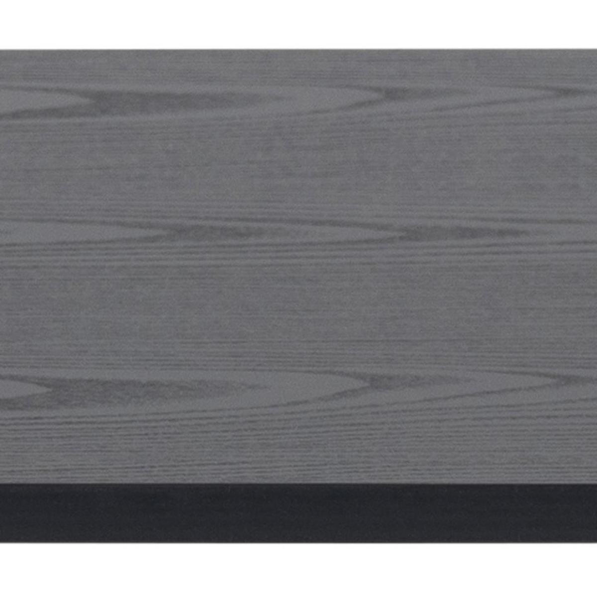COUCHTISCH 115/60/40 cm rechteckig Schwarz  - Schwarz, MODERN, Holzwerkstoff/Metall (115/60/40cm)