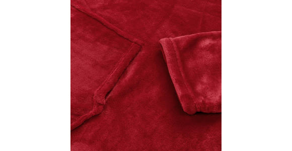 ÄRMELDECKE 75/75 cm  - Kirschrot, Trend, Textil (75/75cm) - Esposa