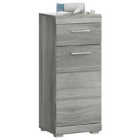 UNTERSCHRANK 37/88/31 cm   - Silberfarben/Silbereichenfarben, MODERN, Holzwerkstoff (37/88/31cm) - MID.YOU