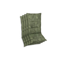 SESSELAUFLAGENSET Blätter  - Grün, Basics, Textil (50/7/120cm)