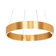 LED-HÄNGELEUCHTE Otis 63/64/150 cm   - Goldfarben, Design, Metall (63/64/150cm) - Dieter Knoll