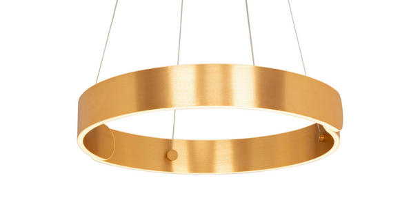 LED-HÄNGELEUCHTE Otis 63/64/150 cm   - Goldfarben, Design, Metall (63/64/150cm) - Dieter Knoll