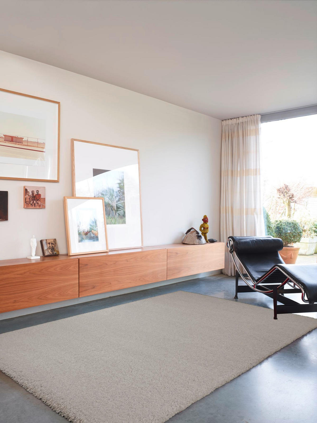 HOCHFLORTEPPICH 200/200 cm Silberfarben  - Silberfarben, Basics, Textil (200/200cm) - Novel