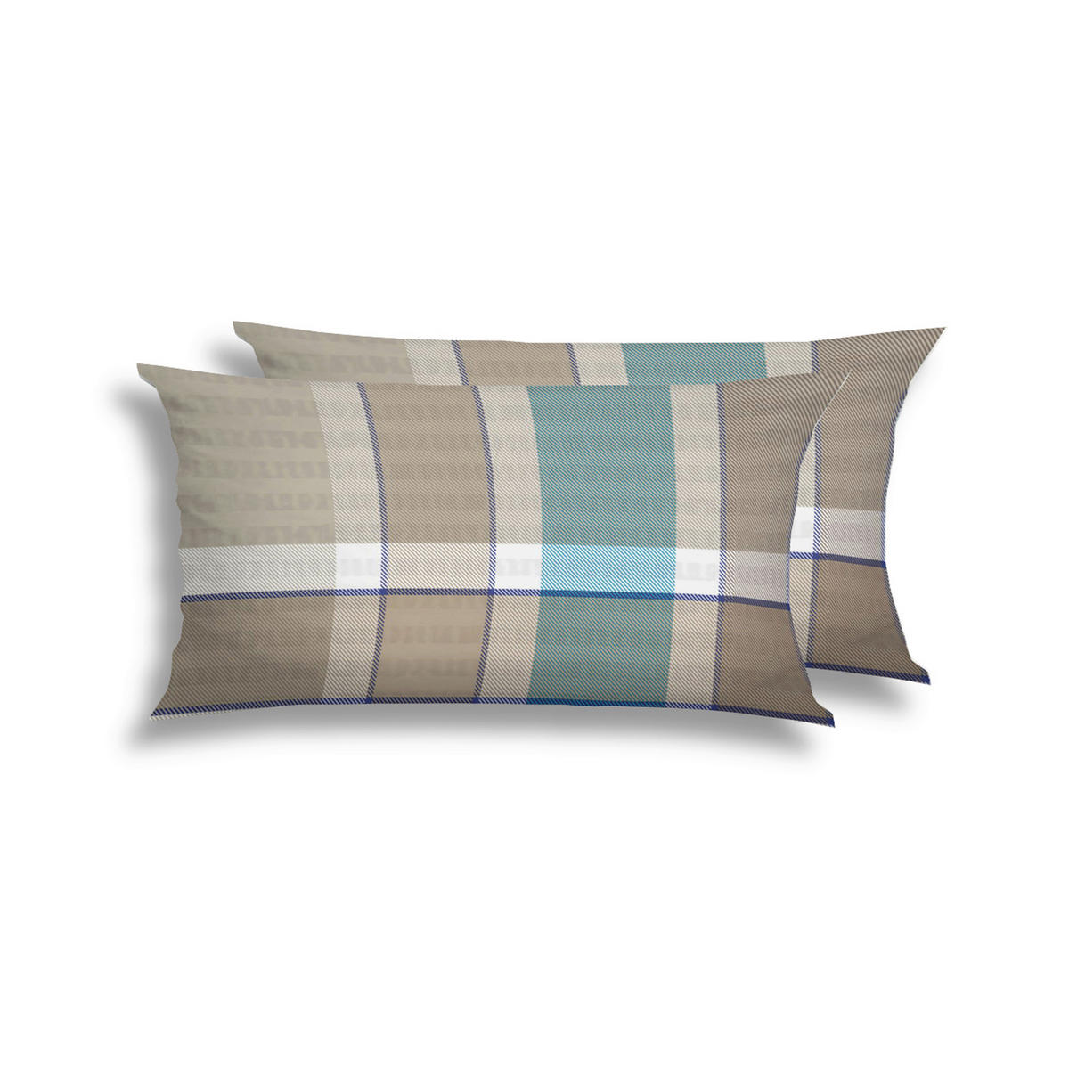 KOPFPOLSTERBEZUG 40/80 cm  - Blau, Design, Textil (40/80cm) - Florella