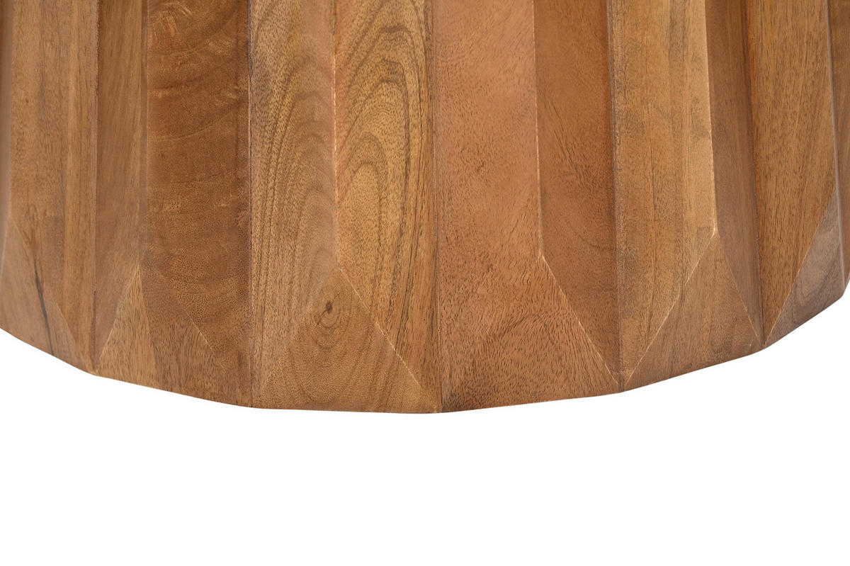 ESSTISCH 130/130/76 cm Echtholz  Holz rund Naturfarben  - Naturfarben, MODERN, Holz (130/130/76cm) - MID.YOU