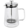 KAFFEEBEREITER 0.65 L  - Klar, Design, Glas/Kunststoff (16,5/19cm) - Novel