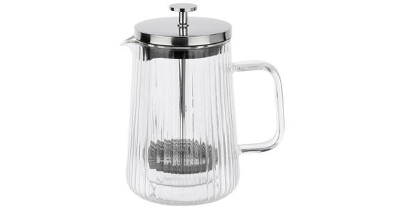 KAFFEEBEREITER 0.65 L  - Klar, Design, Glas/Kunststoff (16,5/19cm) - Novel