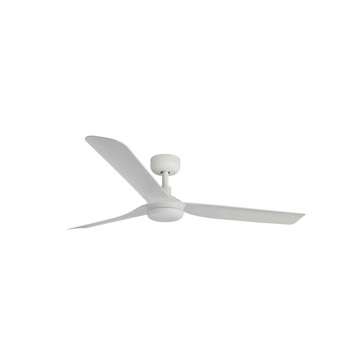 DECKENVENTILATOR Punt 130/25.4 cm   - Weiß, KONVENTIONELL, Kunststoff (130/25.4cm)