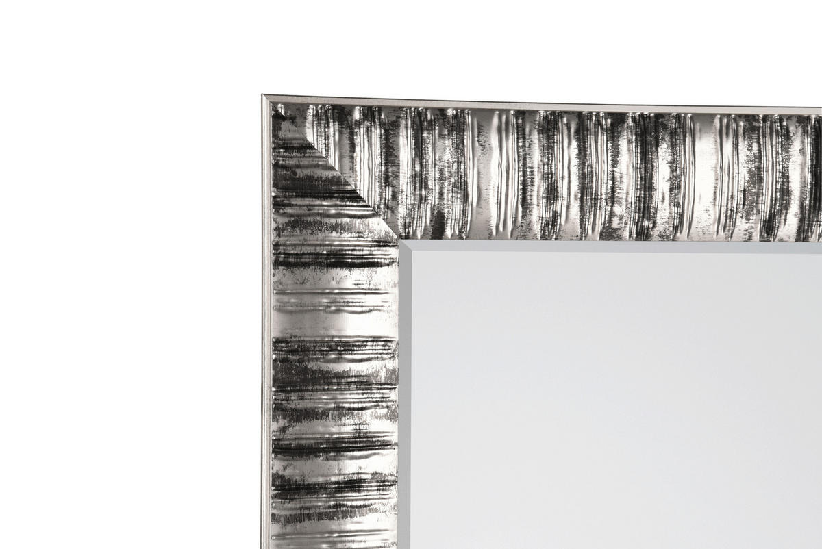 Oglindă De Perete  90/190 cm   - argintiu/negru, Modern, plastic/sticlă (90/190cm) - Ti'me