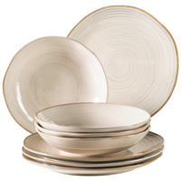 TAFELSERVICE Nottingham 8-teilig  - Beige, Basics, Keramik - Mäser