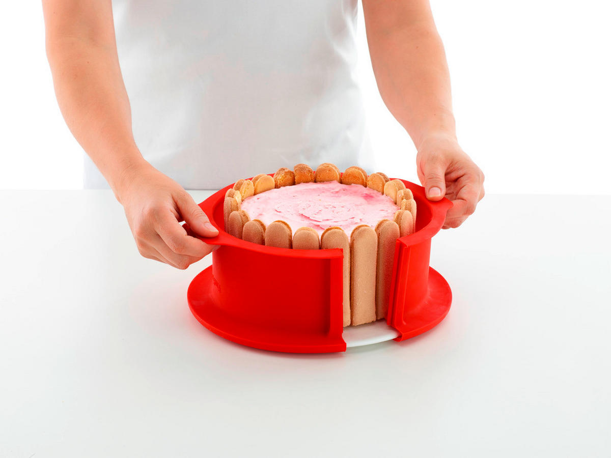 PEKAČ         - rdeča, Basics, umetna masa (18/9.9/18cm) - LEKUE