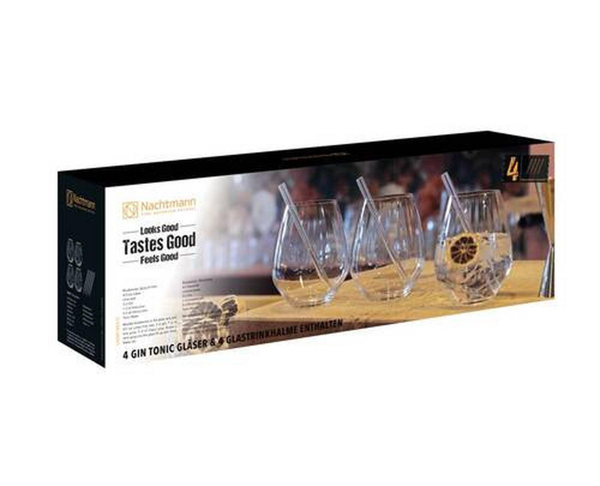 SET ČAŠA  4-dijelni   Tastes Good  - prozirno, Basics, staklo (10,3/11,9/10,3cm) - Nachtmann