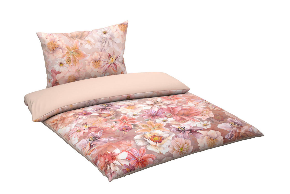 WENDEBETTWÄSCHE Fransaro Satin 140/200 cm  - Multicolor, KONVENTIONELL, Textil (140/200cm) - Novel