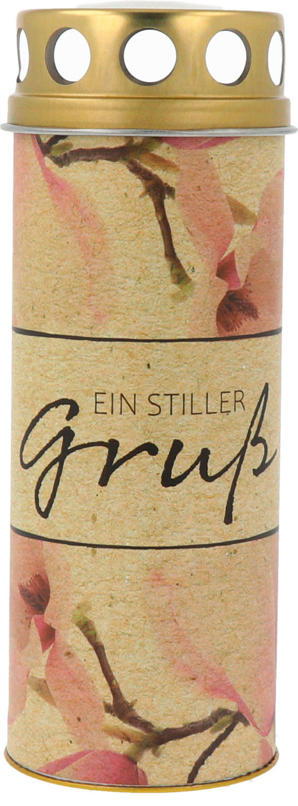 GRABLICHT - Braun/Rosa, Basics, Naturmaterialien/Papier (6,0/6,0/17,0cm)