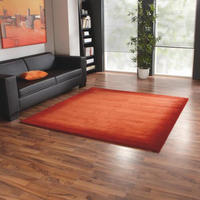 WOLLTEPPICH Wohnzimmer 200/250 cm Vinciano Tami Orange, Rot rechteckig  - Rot/Orange, Basics, Textil (200/250cm) - Cazaris