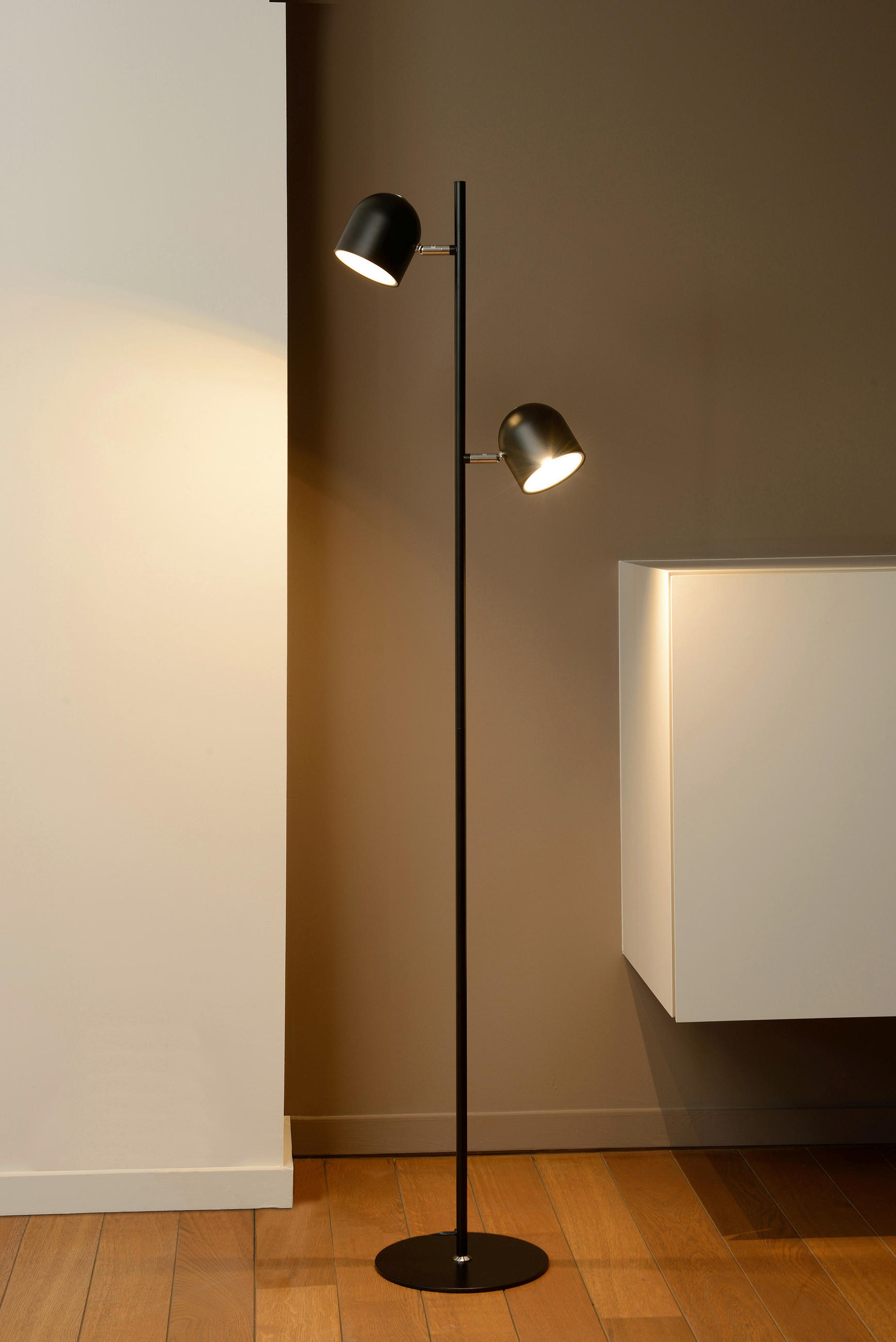 STEHLEUCHTE SKANSKA 23/32/141 cm   - KONVENTIONELL, Metall (23/32/141cm) - Lucide