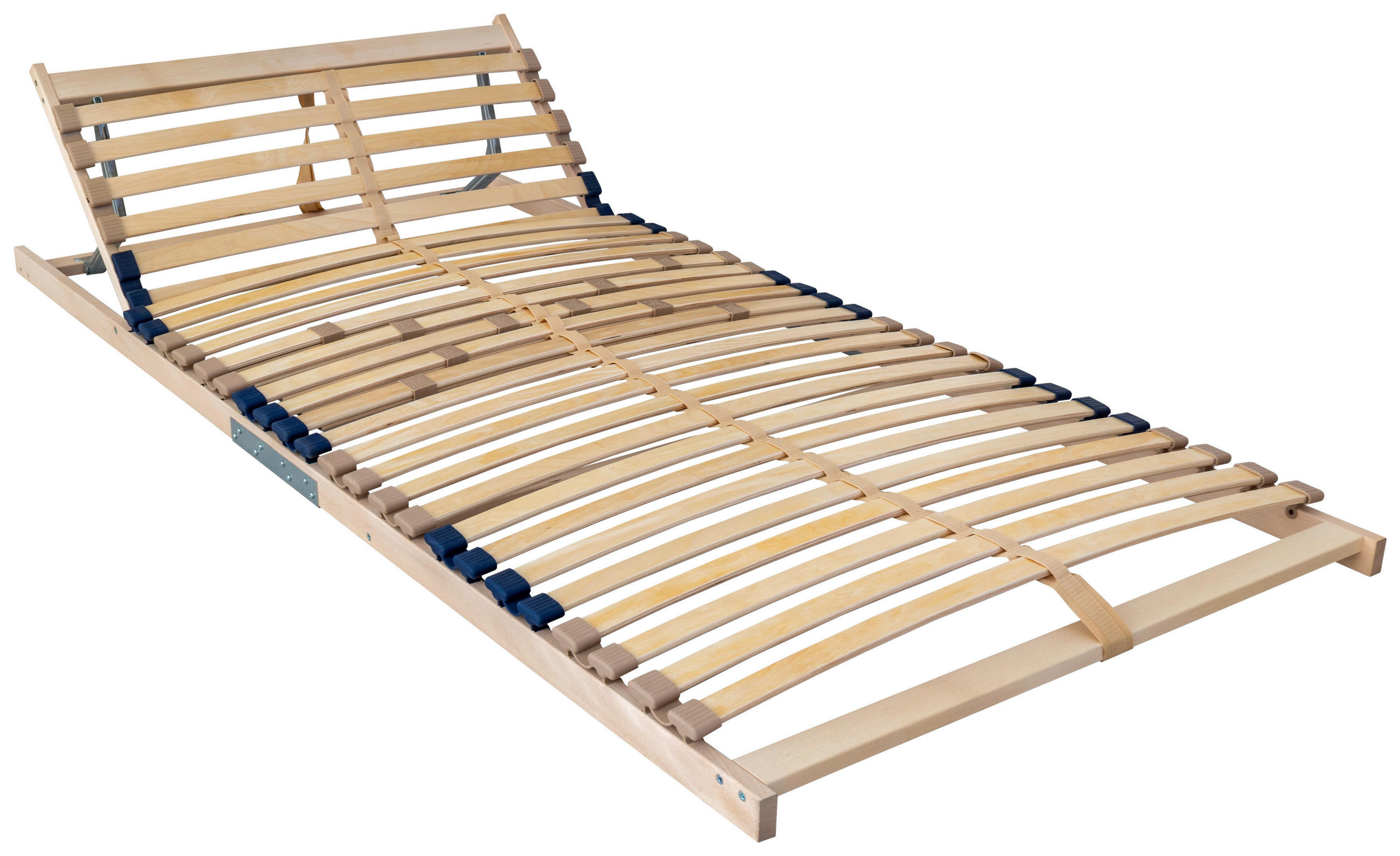 LATTENROST 80/200 cm Kopfteil, Mittelzone verstellbar, Birke  - Birkefarben, Basics, Holz (80/200cm) - Boxxx