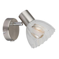 REFLEKTOR  ZACHERY      10/12,5 cm       - barve niklja, Konvencionalno, kovina/steklo (10/12,5cm) - Globo