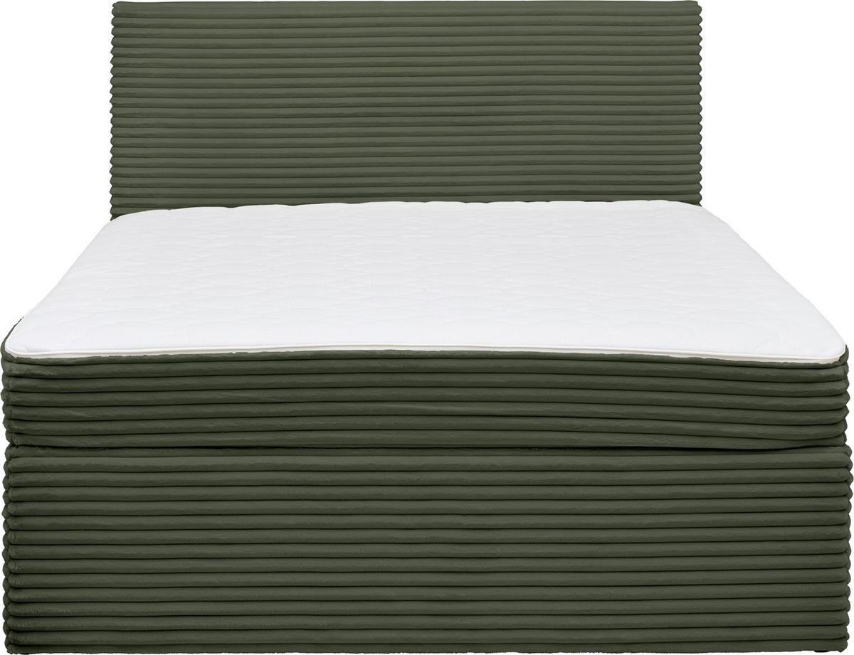 BOXBETT 120/200 cm  in Grün  - Grün, Modern, Holz/Textil (120/200cm) - MID.YOU