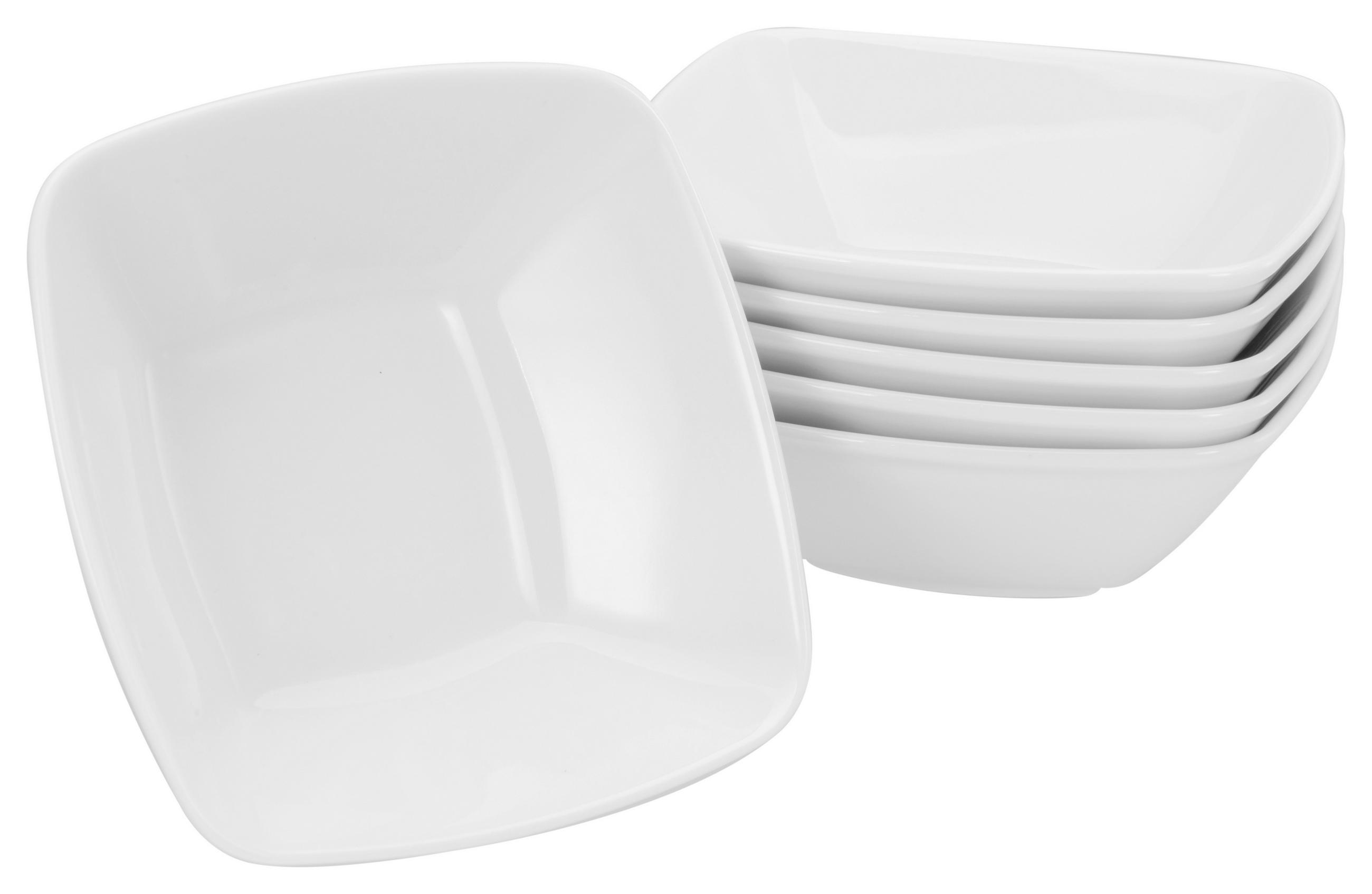SET MED FRUKOSTSKÅLAR Victoria weiss  - vit, Basics, keramik - Creatable