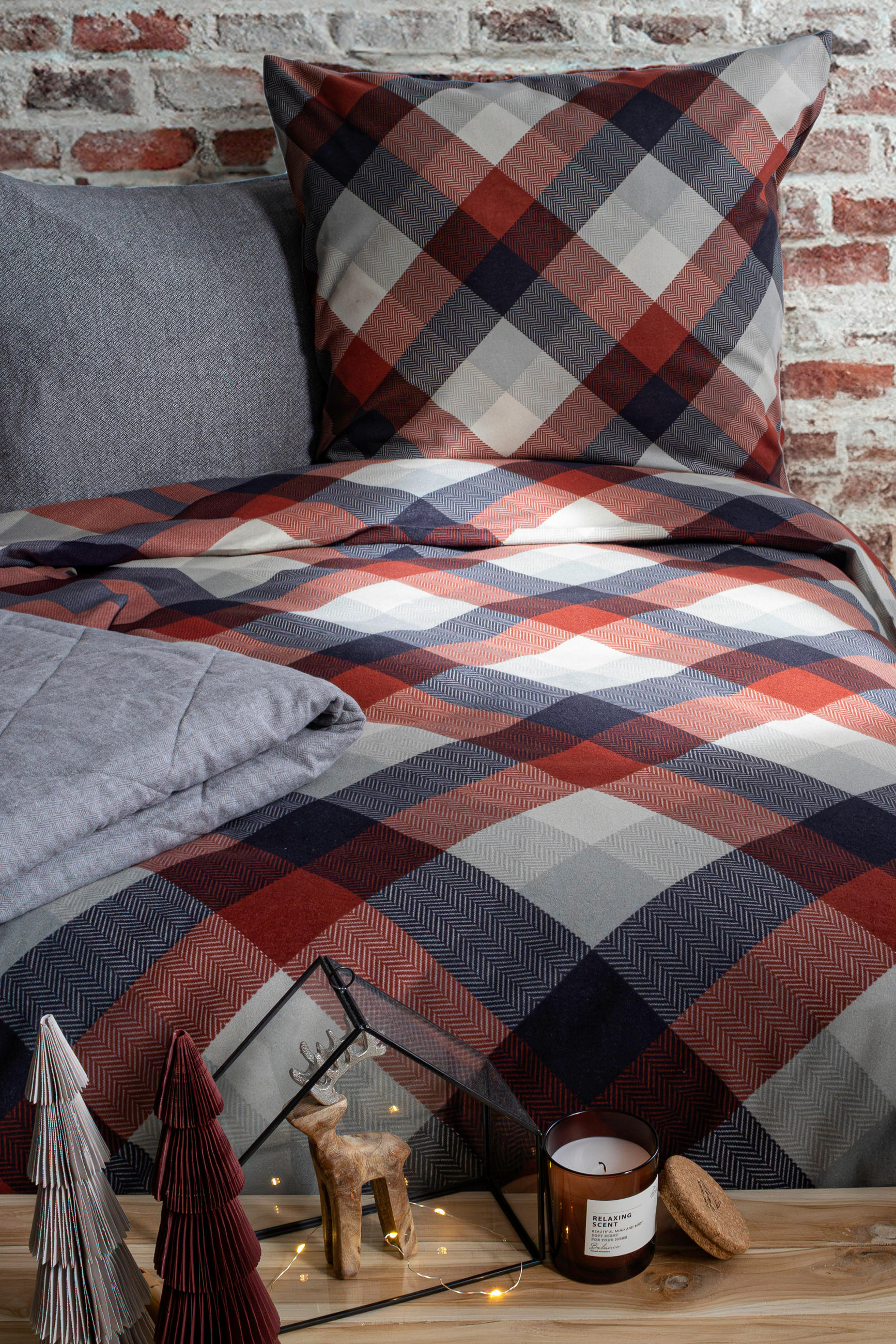 BETTWÄSCHE Aspen Biber 135/200 cm  - Braun, KONVENTIONELL, Textil (135/200cm) - Fleuresse