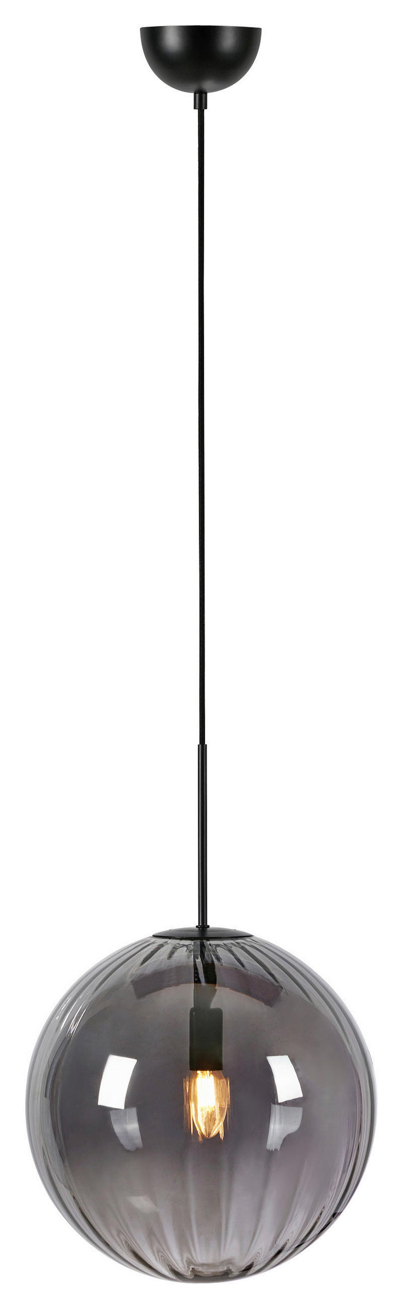 PENDELLEUCHTE FENGARI 35/53.5/35 cm   - Schwarz/Grau, Basics (35/53.5/35cm) - Markslöjd