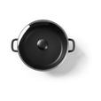 KOCHTOPF 6,2 L  - Klar/Schwarz, Basics, Glas/Metall (28/12,5cm) - Homeware Profession.
