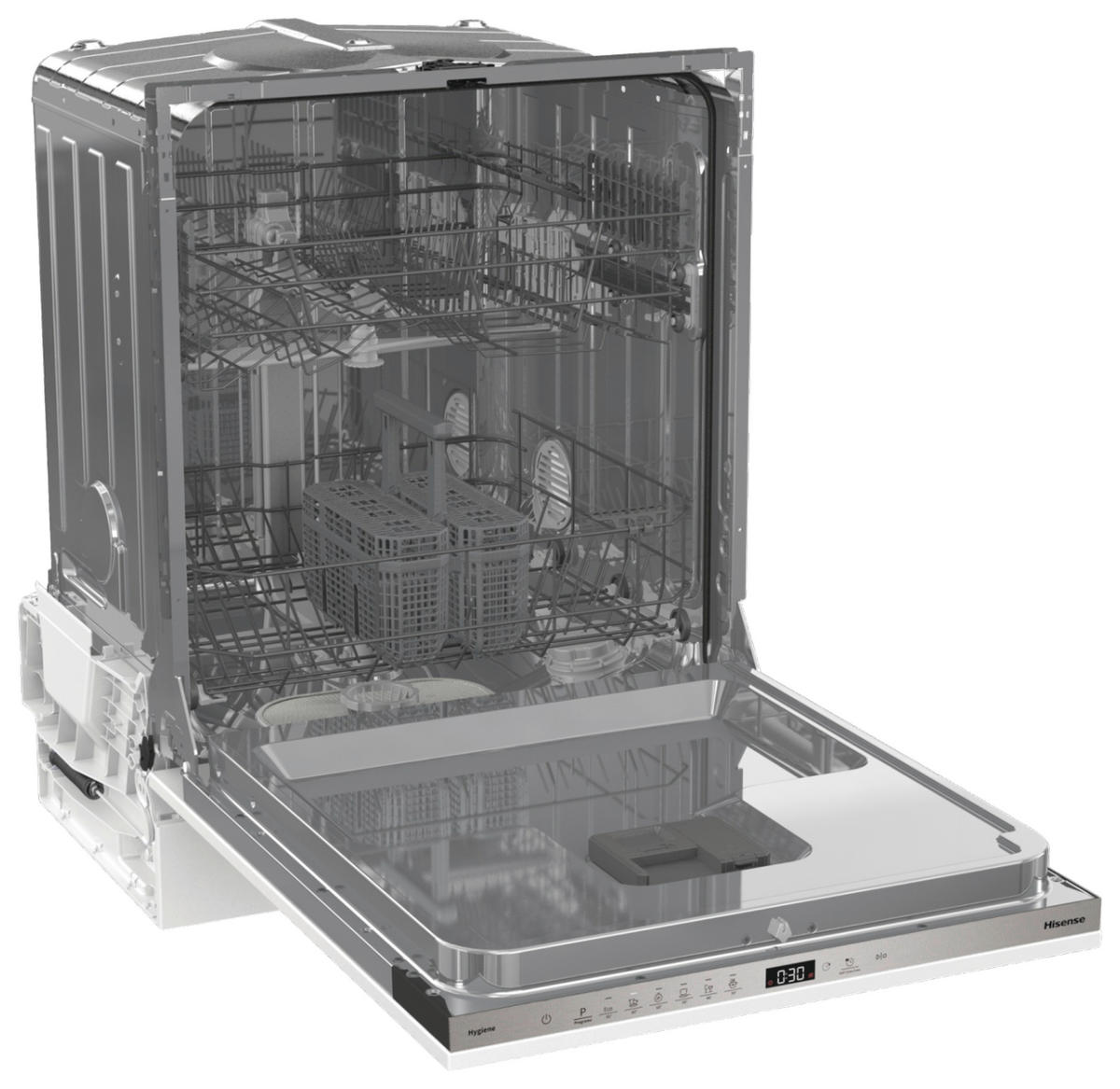 GESCHIRRSPÜLER HV642E90  - Edelstahlfarben, Basics, Metall (59,8/81,6/55,5cm) - Hisense