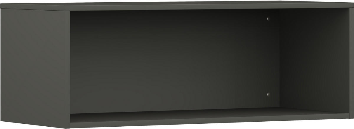 HÄNGEELEMENT in Graphitfarben   - Graphitfarben, Design, Holzwerkstoff (100/35,2/40cm) - Cantus