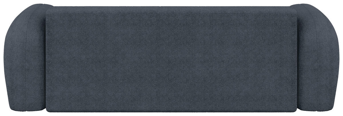 2-SITZER-SOFA Sevilla Plus Bouclé Blau  - Blau/Schwarz, Design, Kunststoff/Textil (210/92/110cm) - MID.YOU