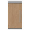 AKTENSCHRANK 40/76,5/43 cm  - Eichefarben/Grau, Konventionell, Holzwerkstoff (40/76,5/43cm) - Moderano